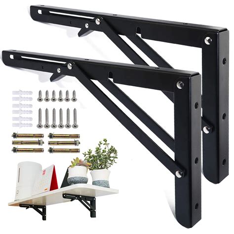 wall mounted folding table brackets